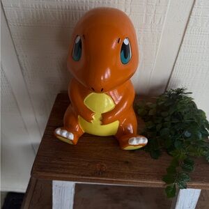 Pokémon Nintendo Orange and Yellow Ceramic Figurine